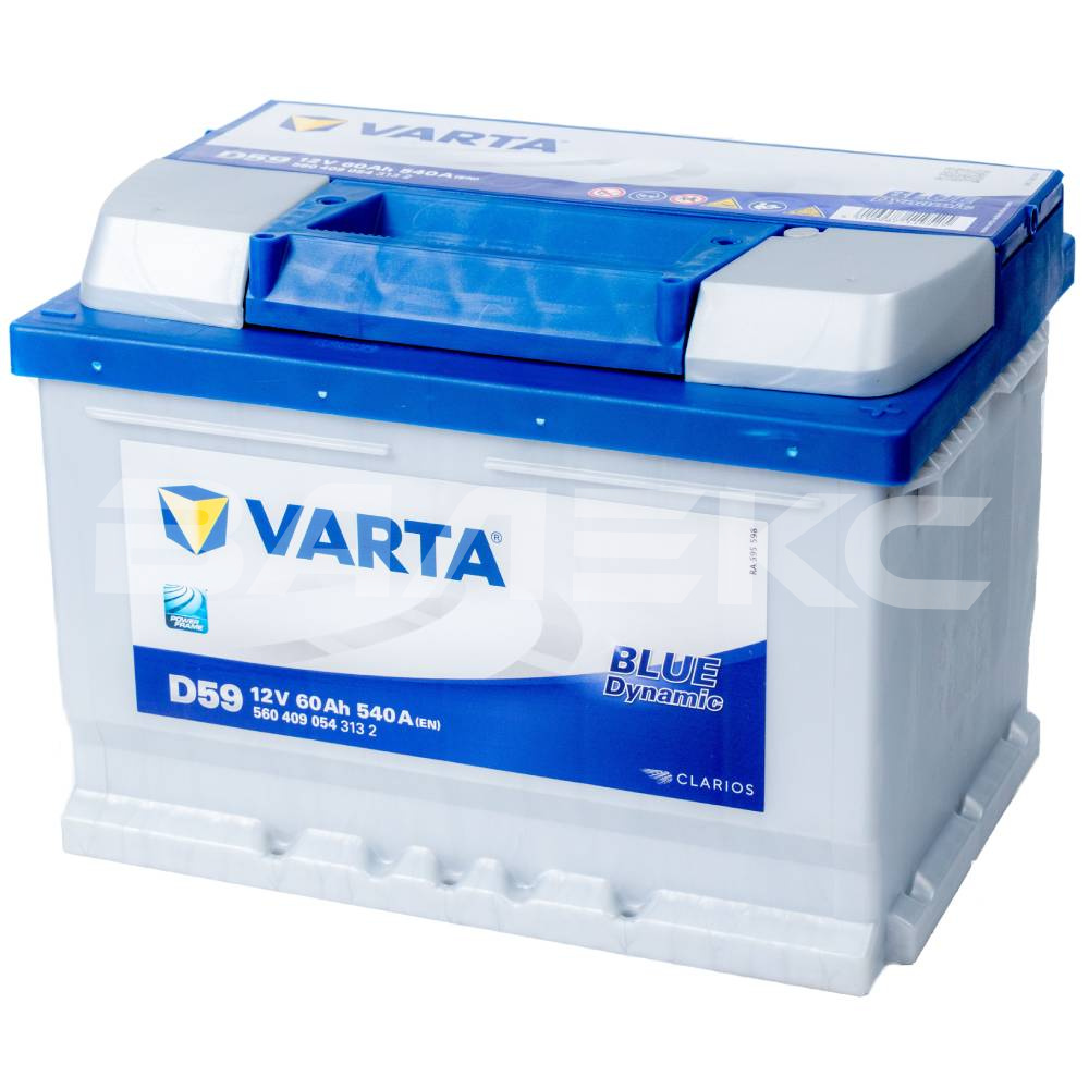 АКБ VARTA_BLUE_DYN 60 Ач  обратная п. 540 А