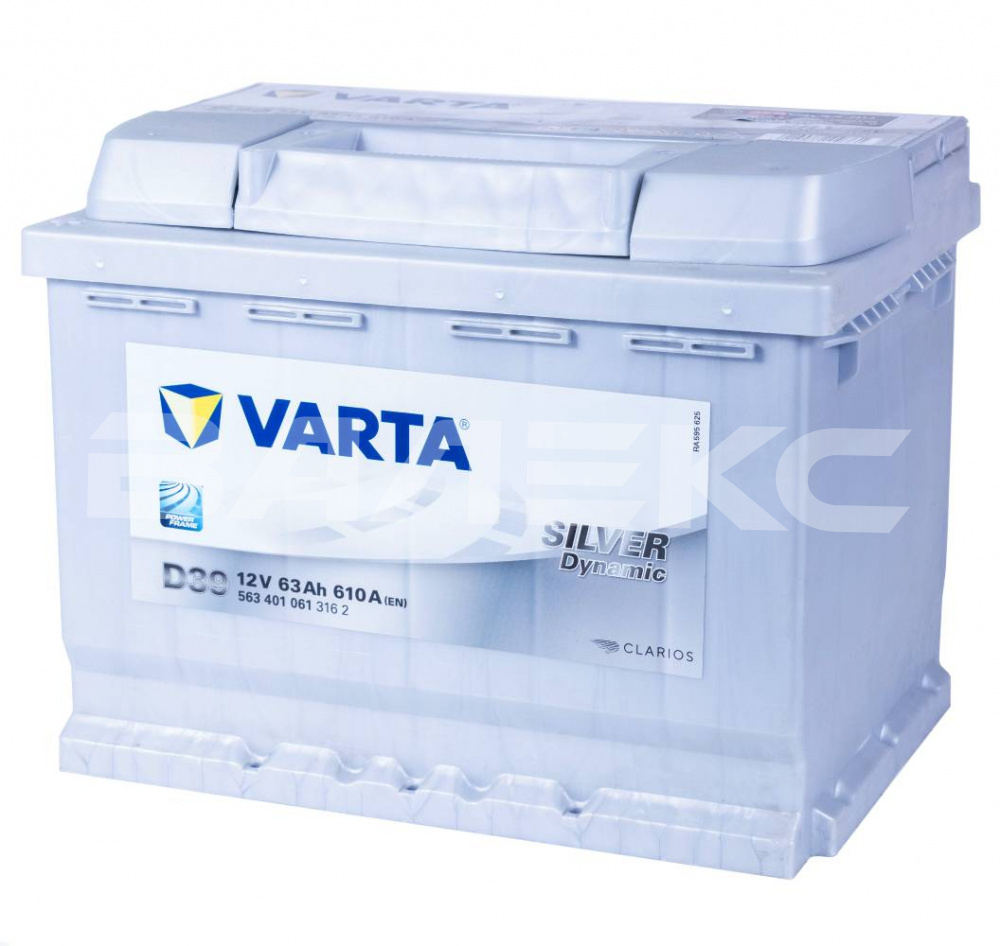 АКБ VARTA_SILVER 63 Ач    прямая п.   610 А