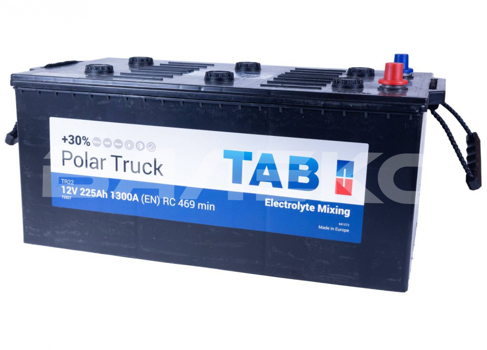АКБ TAB_Polar_Truсk 225 Ач   обратная п.  1300А
