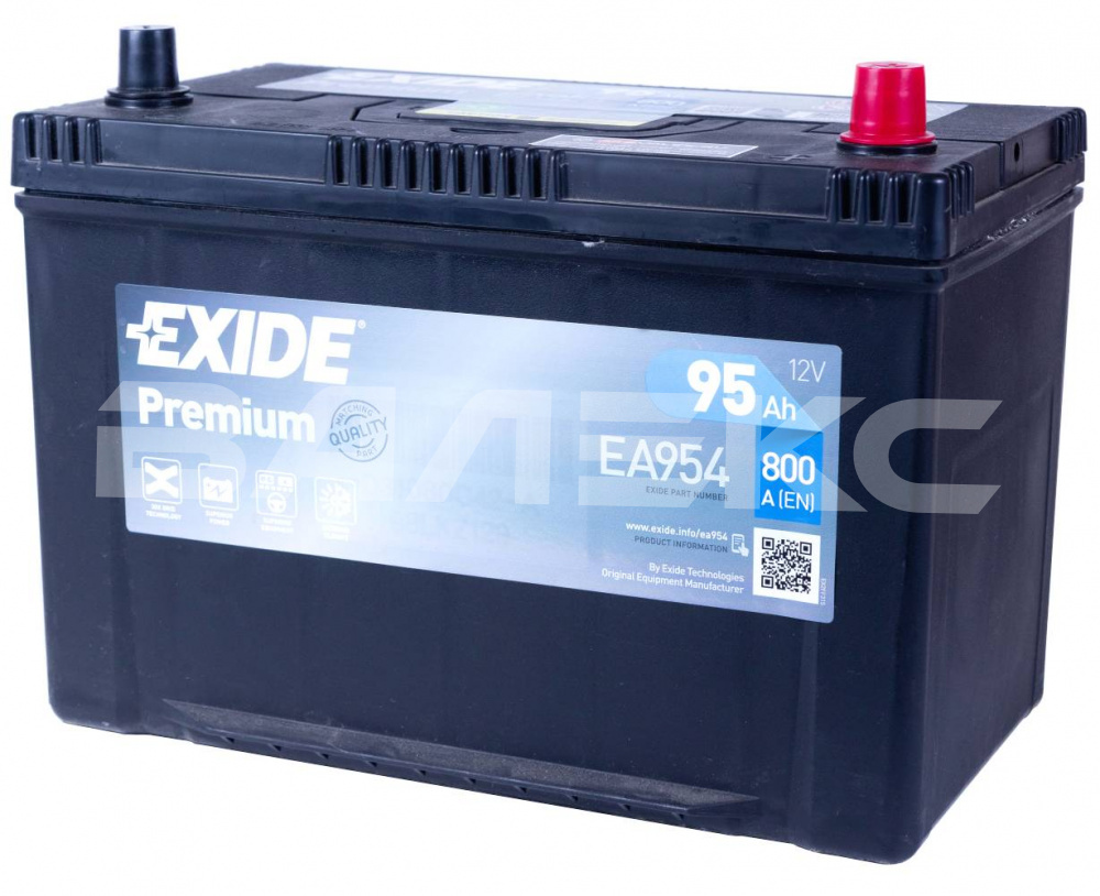 АКБ EXIDE_PREMIUM 95 Ач о/п D31L 800A