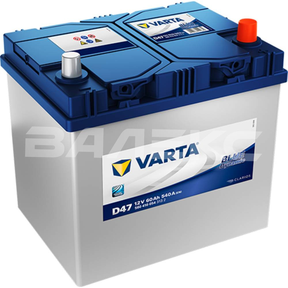 АКБ VARTA_BLUE_DYN 60 Ач   о/п.   D23L   540 А
