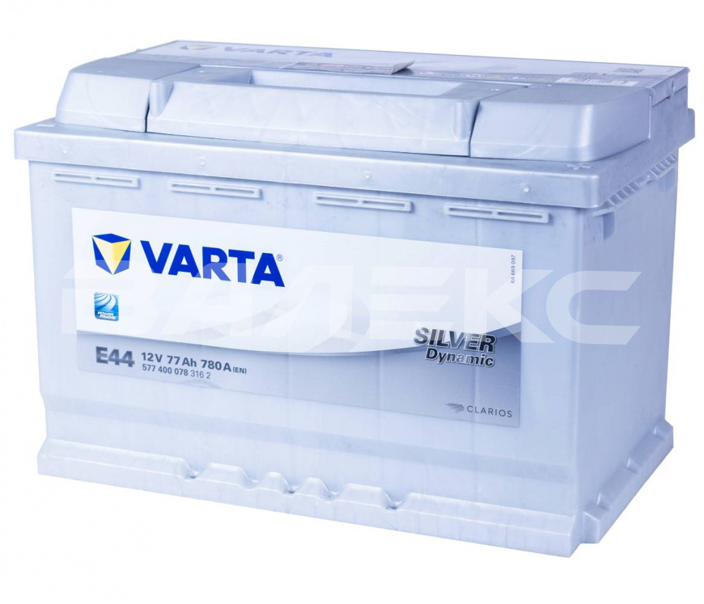 АКБ VARTA_SILVER 77 Ач обратная. п 780А