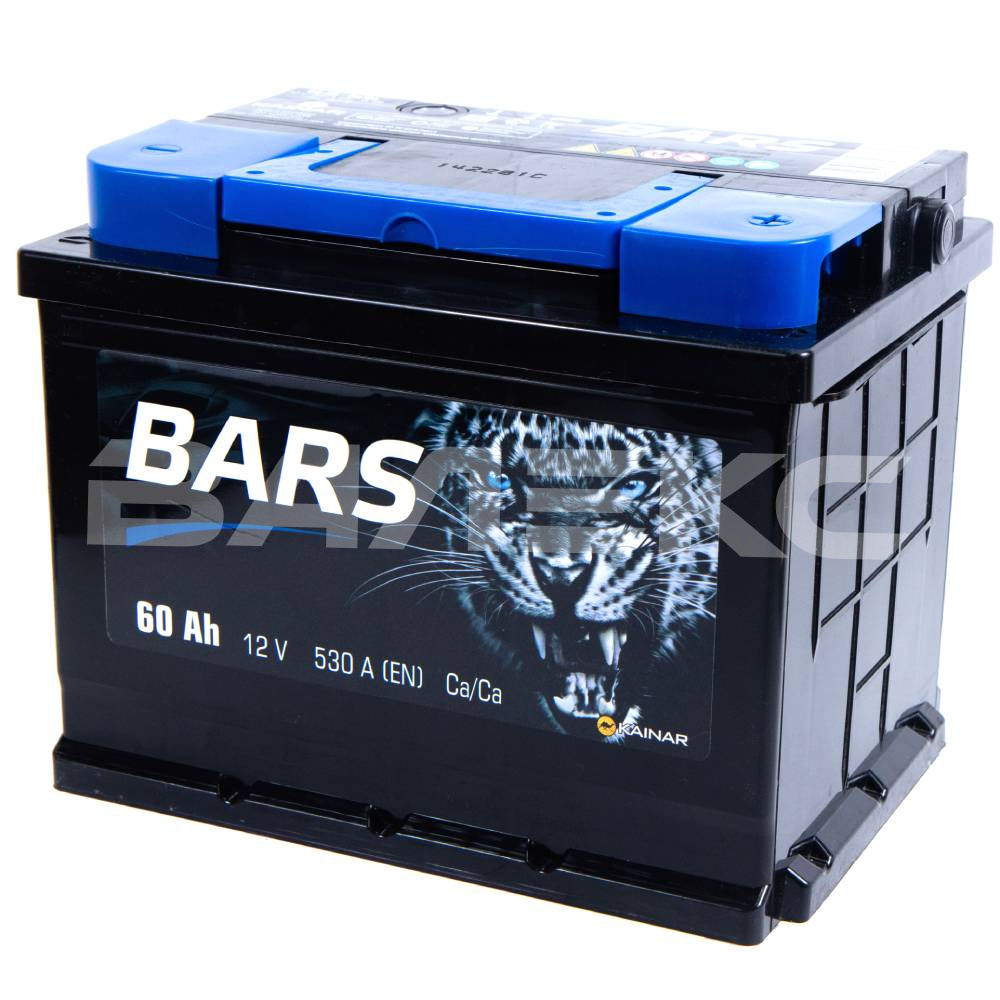 АКБ BARS 60 Ач    обратная п.  530 А