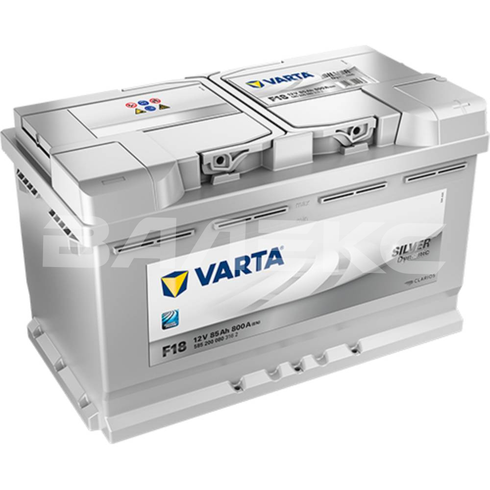 АКБ VARTA_SILVER_LB 85 Ач обратная. п 800 А