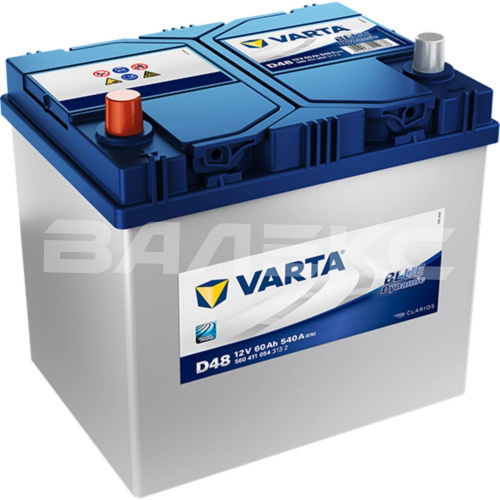 АКБ VARTA_BLUE_DYN 60 Ач   п/п  D23R 540 A фото в интернет-магазине Валекс