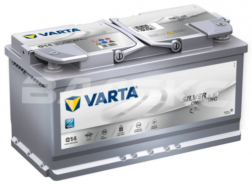 АКБ VARTA_AGM 95Ач обратная.п 850А фото в интернет-магазине Валекс