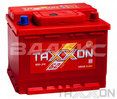 АКБ TAXXON 62 Ач обратная п. 600А фото в интернет-магазине Валекс