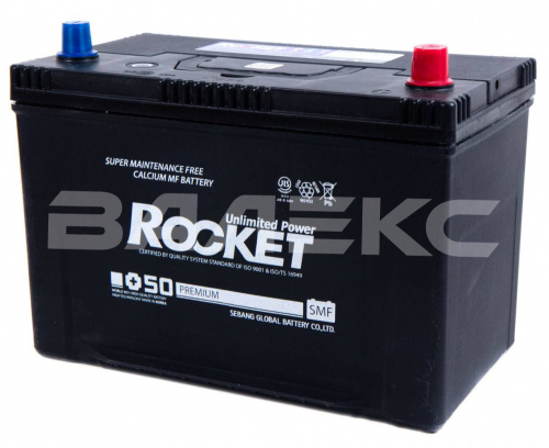 АКБ ROCKET 100 Ач  о/п.  125D31L  830А фото в интернет-магазине Валекс