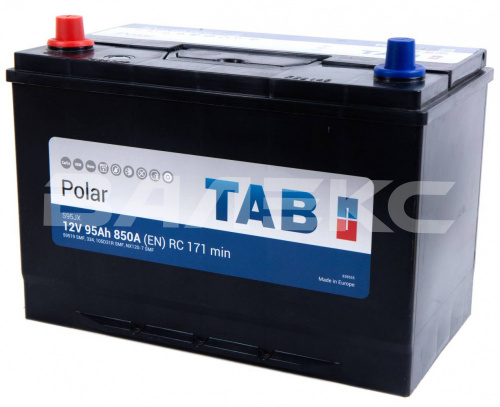 АКБ TAB_Polar_JIS 95 Ач  п/п  D31R 850A фото в интернет-магазине Валекс