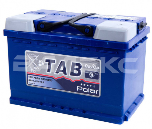 АКБ TAB_Polar_Blue 75 Ач   обратная п.  700 А фото в интернет-магазине Валекс