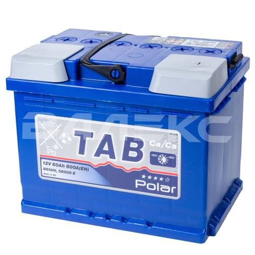 АКБ TAB_Polar_Blue 60 Ач     обратная п.     600А фото в интернет-магазине Валекс
