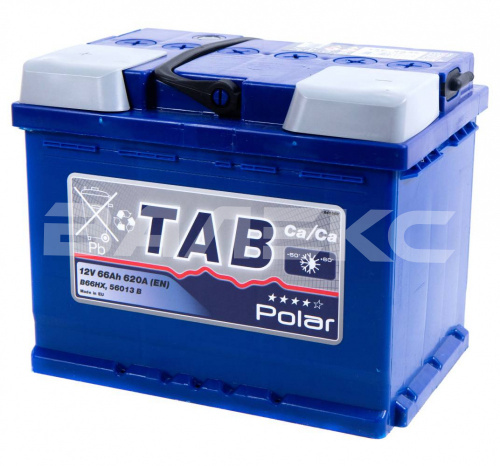 АКБ TAB_Polar_Blue 66 Ач     прямая п.     620А фото в интернет-магазине Валекс